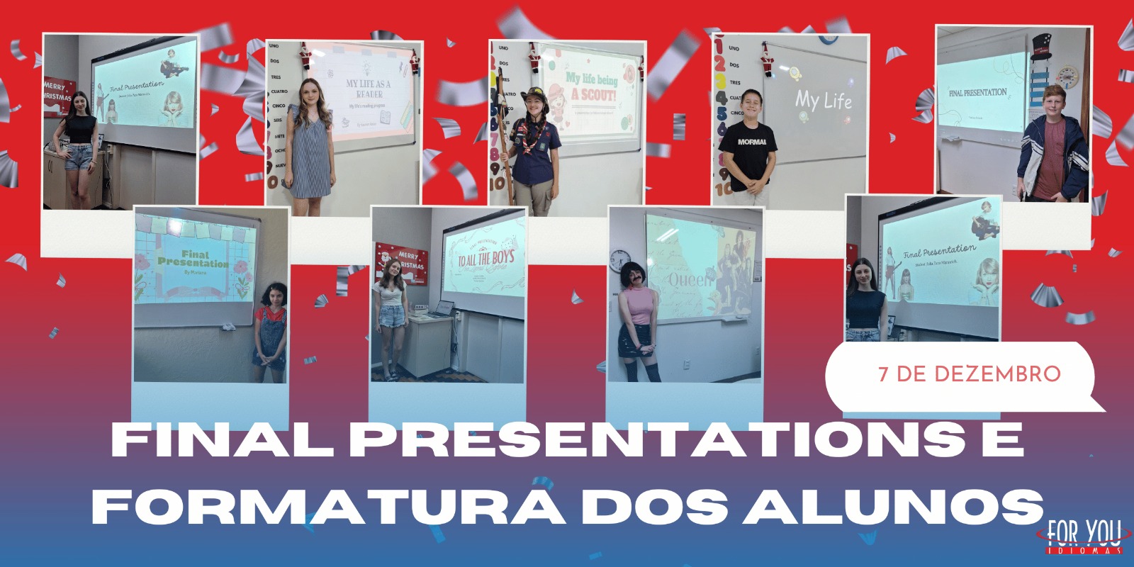 Apresentaes finais e Formatura dos alunos 2024